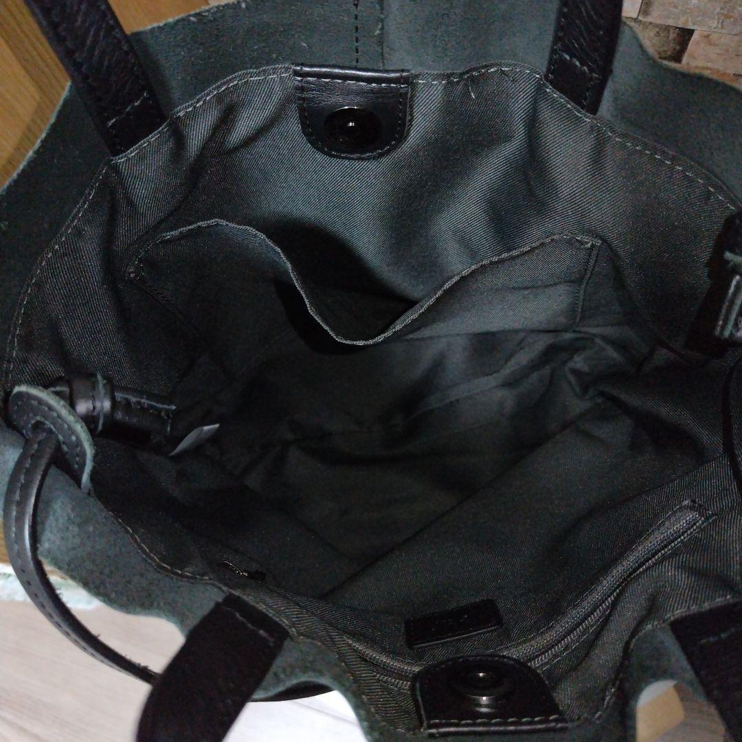 【美品】イアパピヨネ センターポイントトートバッグS 本革 ブラック