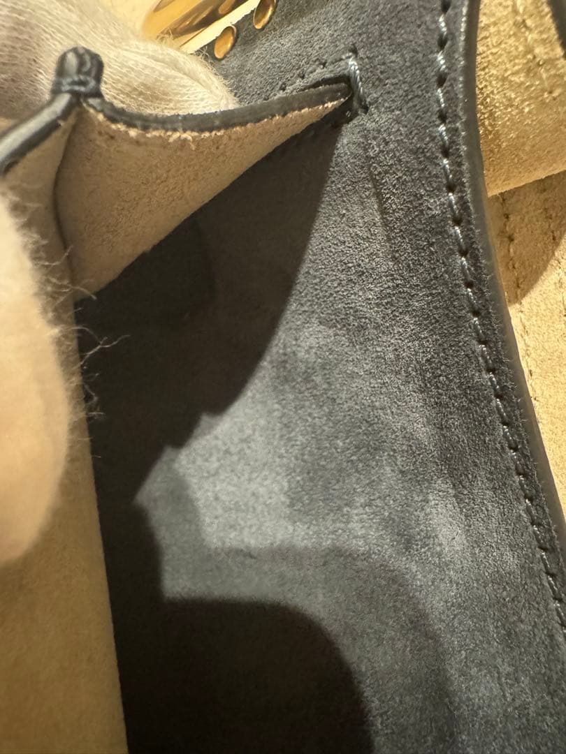 Chloe クロエ　hadson ハドソン スエード ショルダーバッグ