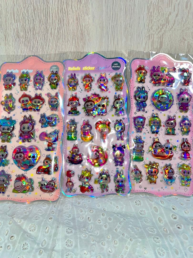 ラブブPOP MART購入♪シークレット♡100%本物！シール3点プレゼント‼︎