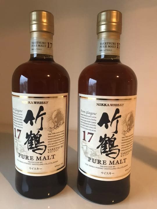 ニッカ竹鶴17年2本