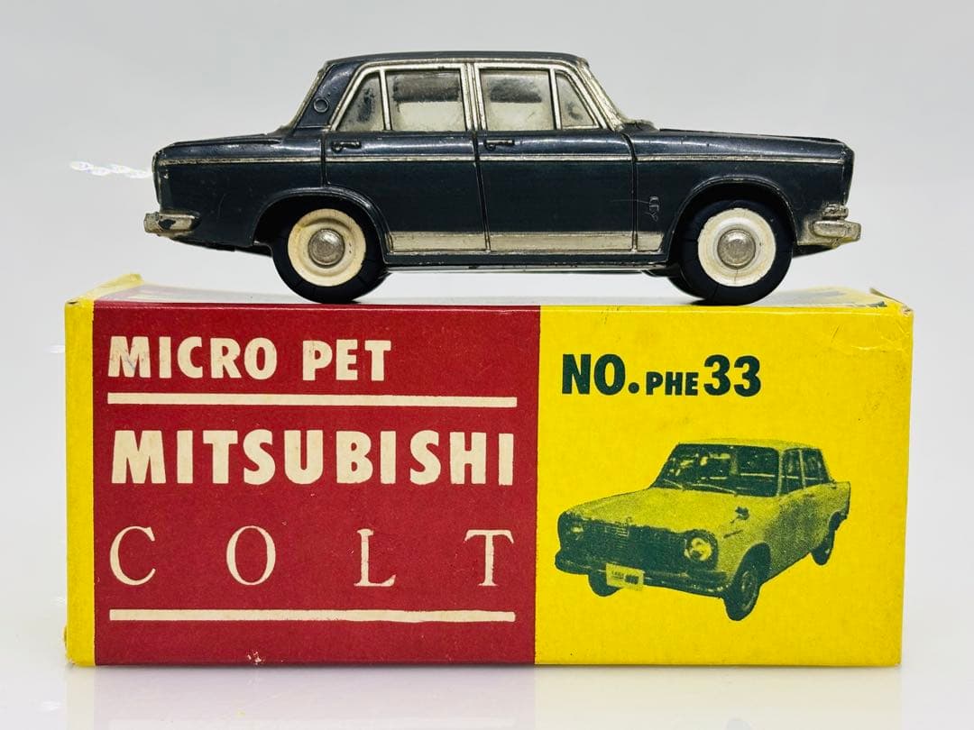 馬*子様 大盛屋チェリカフェニックスPHE33 三菱コルト1000美品1964年
