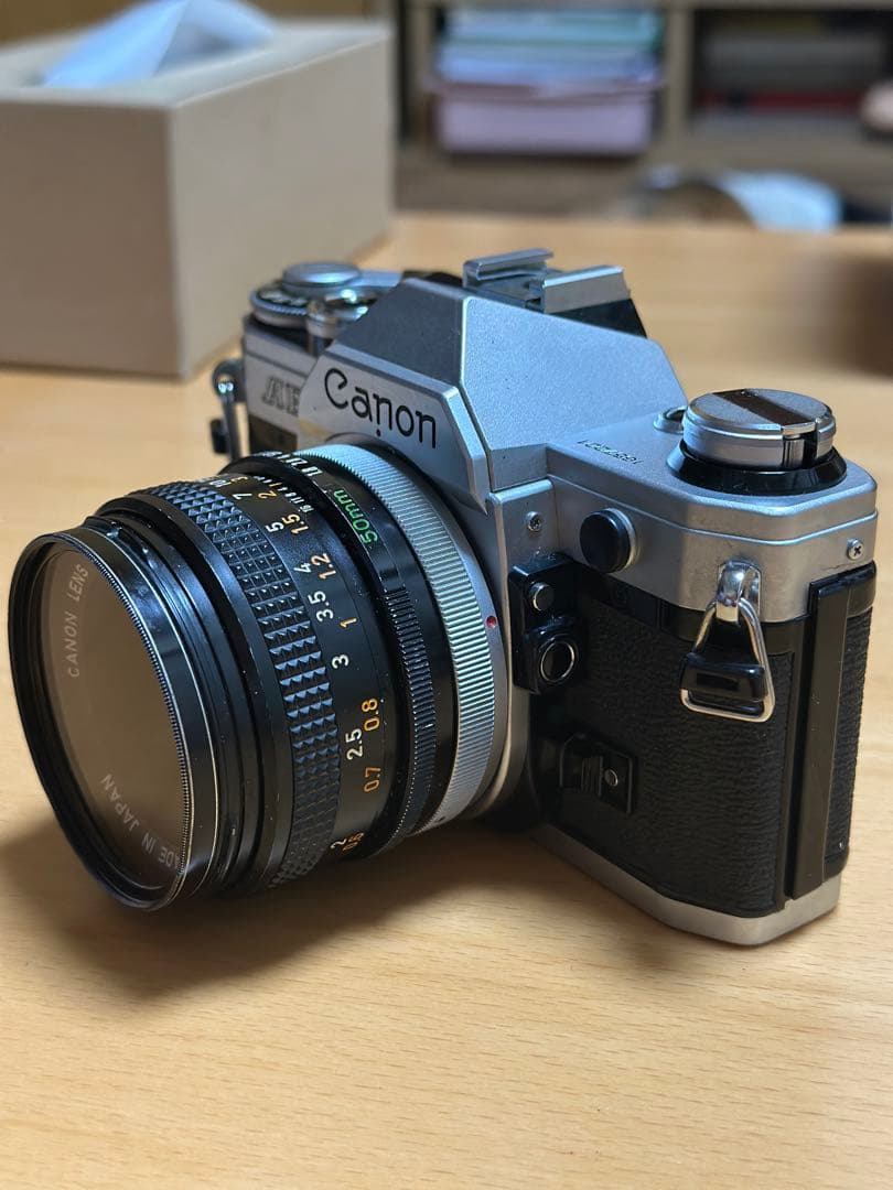 Canon AE-1 フィルムカメラ 50mm F1.8レンズ付き