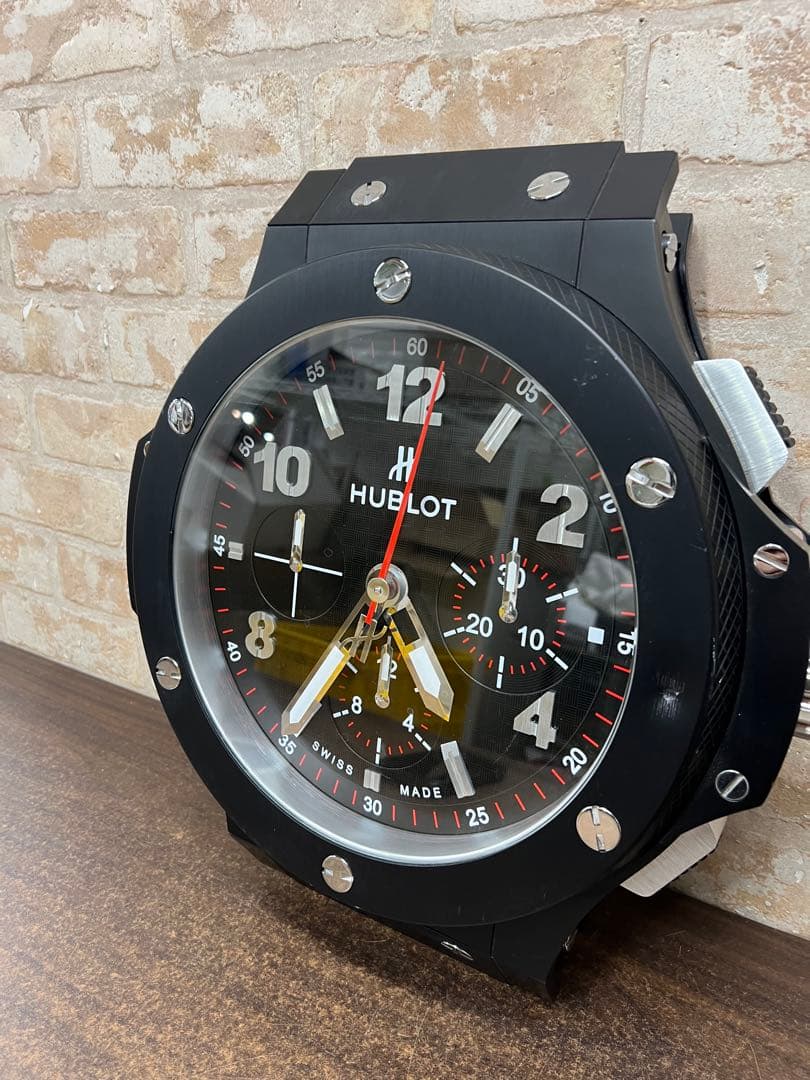 A1【used】HUBLOT ビッグ・バン ウォール クロック ブラック