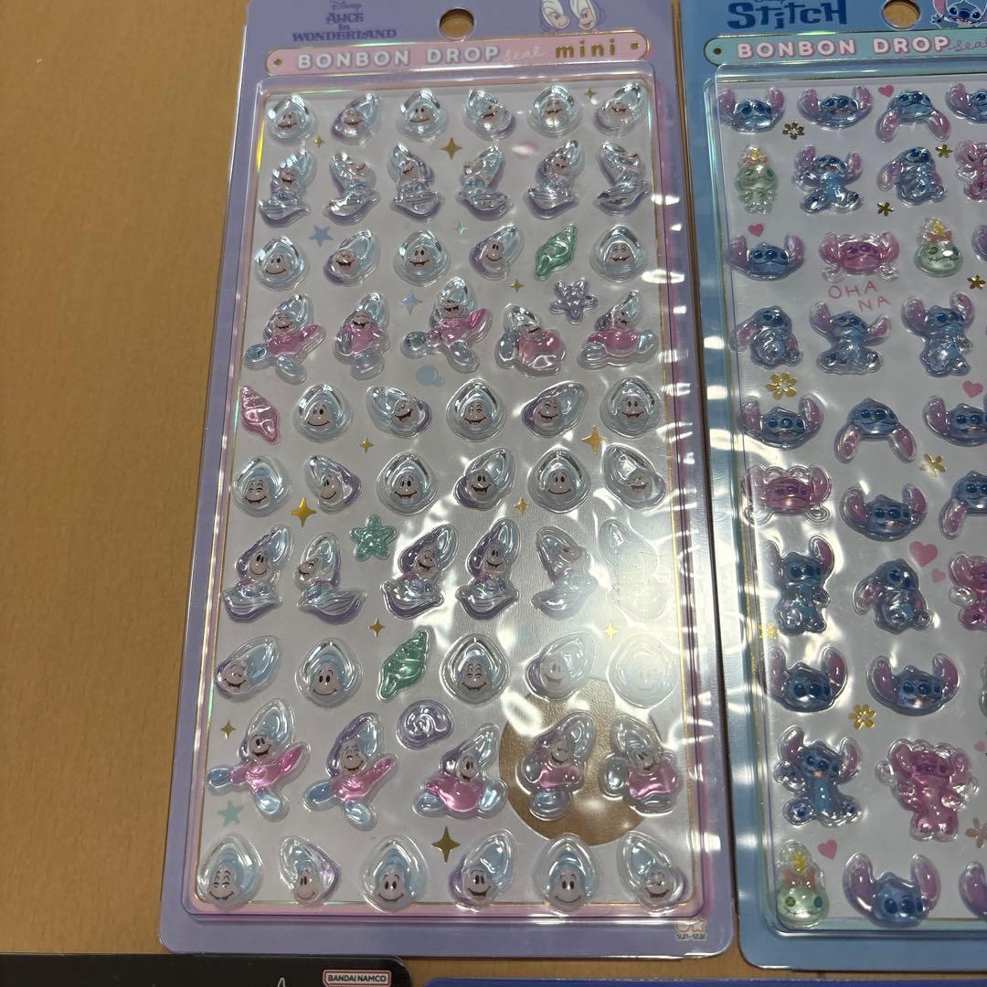 新品　正規品　ボンボンドロップシール　ミニ　ディズニー　色々　7種