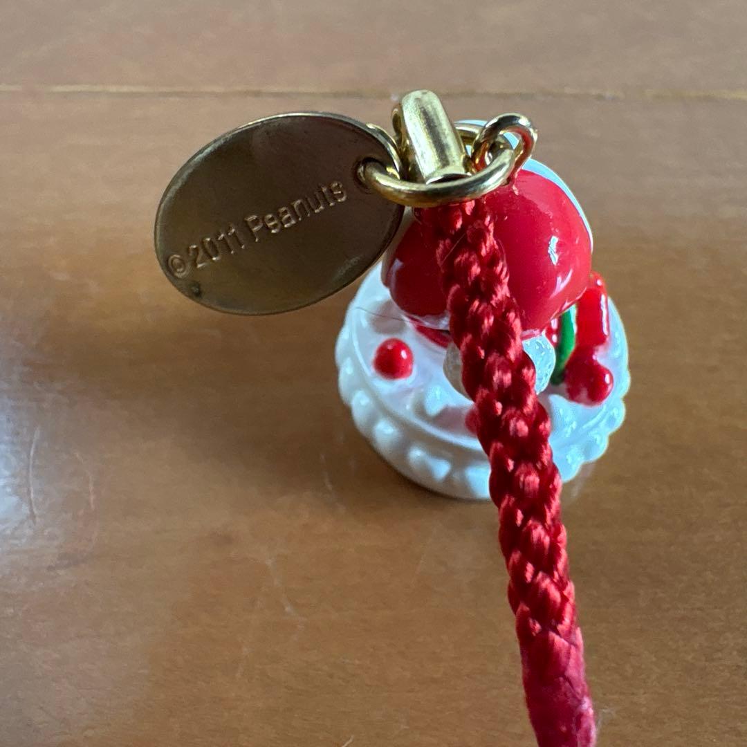 ユニバーサルスタジオジャパン　スヌーピー ストラップ　クリスマスケーキUSJ