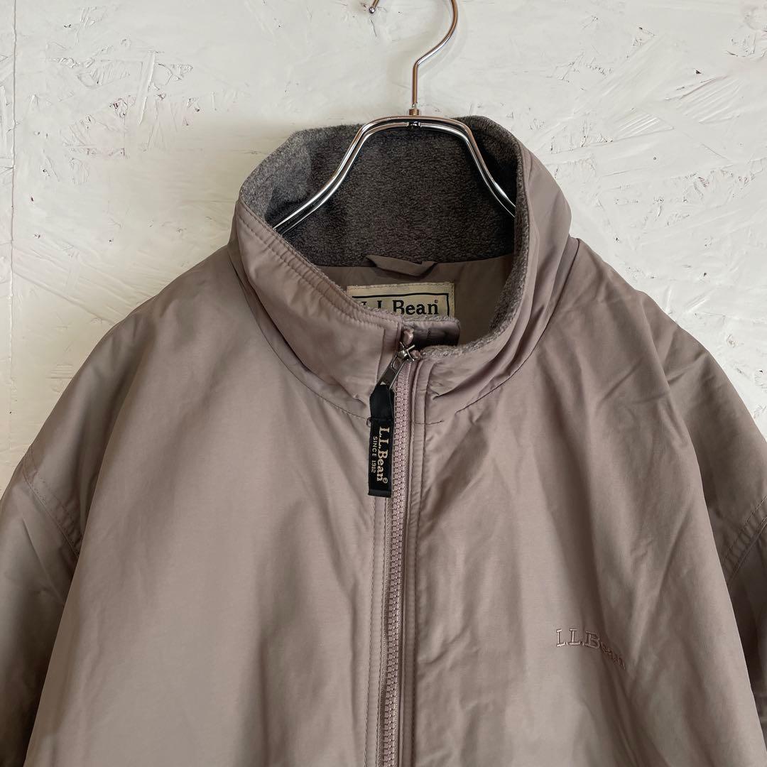 【L.L.Bean】ウォームアップジャケット フリース 中綿ナイロンジャケットL