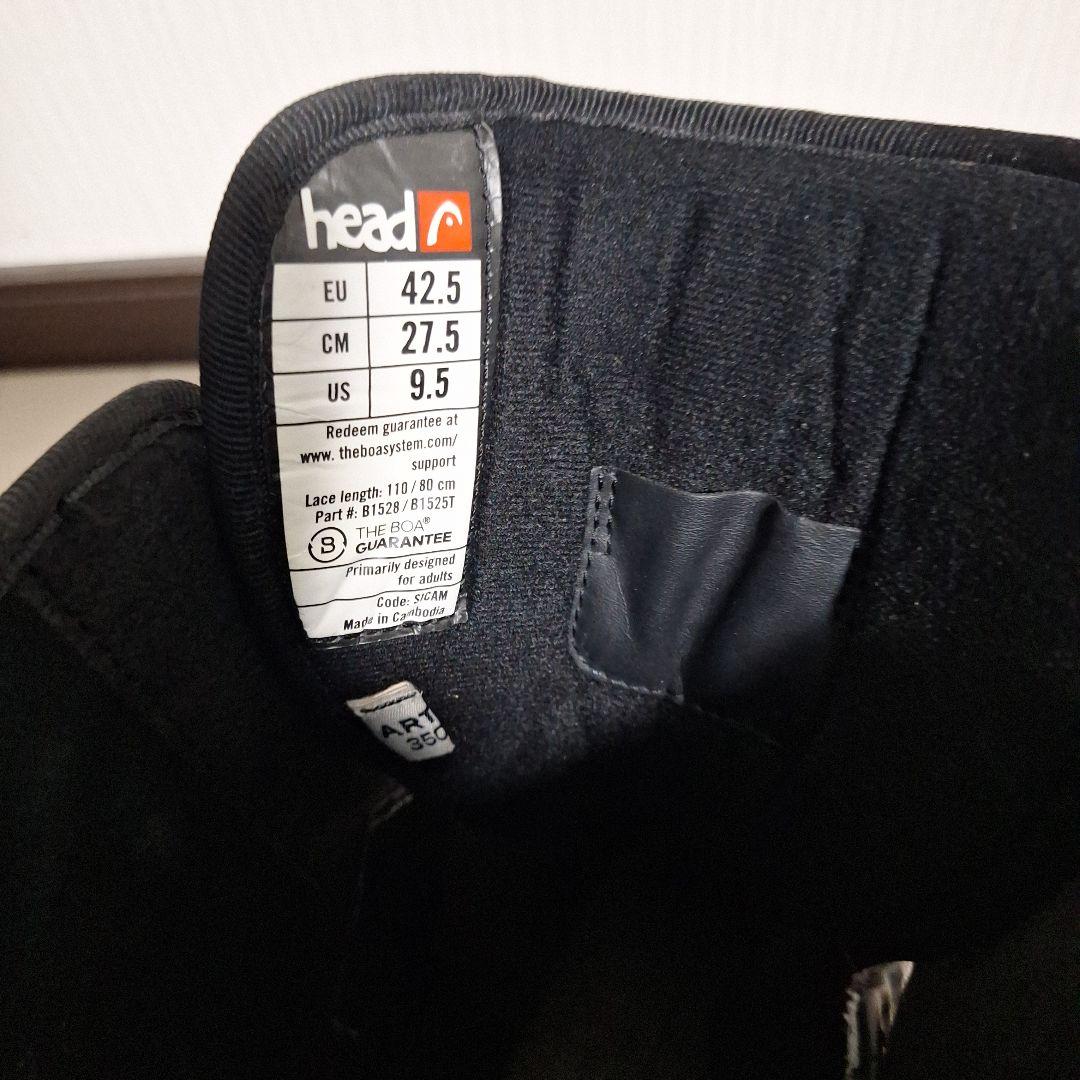 スノーボードブーツ　ヘッドフォアダフルBoAブーツベルクロパワーバンド2本付き