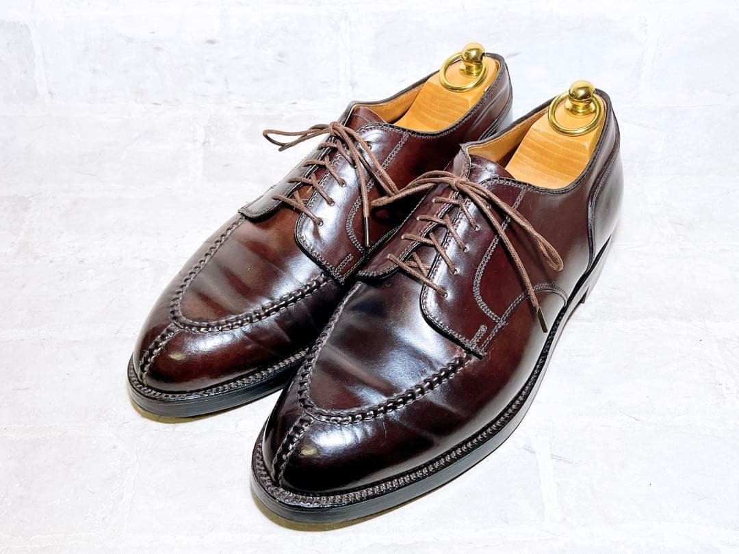 アメリカ製【美品】Alden コードバン Uチップ ビジネスシューズ US7.5