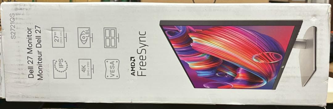 【箱あり】Dell S2721QS 27インチ 4K モニター