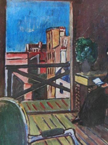 山口　薫、パリーのアトリエにて、限定版、額装用画集より、新品高級額