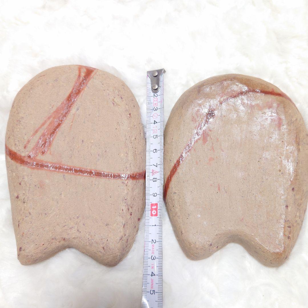 ◎【2517】112.アザラシ　皿…備前焼