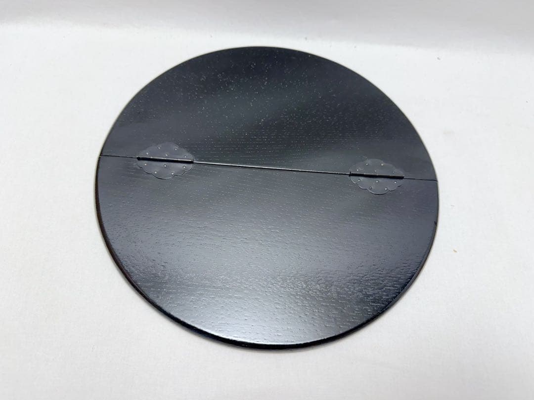 ほぼ未使用 茶道具 加藤五陶造 織部焼 平水指 割蓋 陶印 元箱