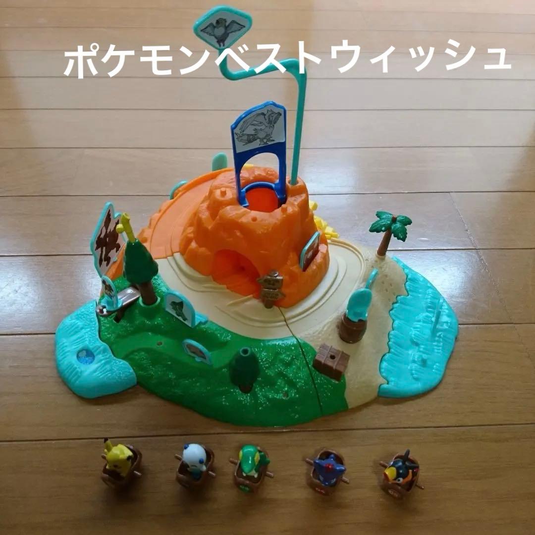 BANDAIポケモンわいわいアイランドベストウィッシュ全5種完成品⭐︎平成レトロ