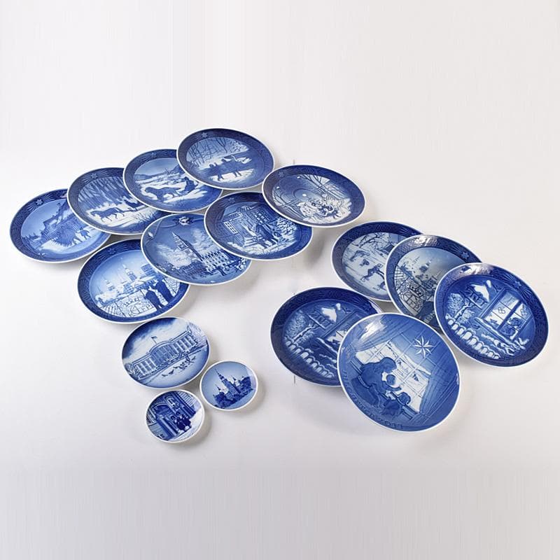 ロイヤルコペンハーゲン　イヤープレートなど　16枚まとめて　D　7175A