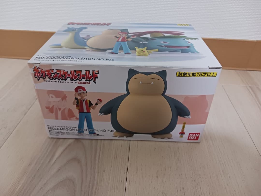 【新品】ポケモンスケールワールド カントー地方 レッド＆カビゴン＆ポケモンの笛