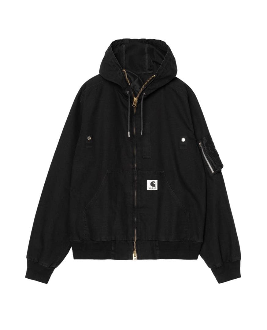 ジャケット・アウター Sacai Carhartt Washed Duck HoodedBlouson