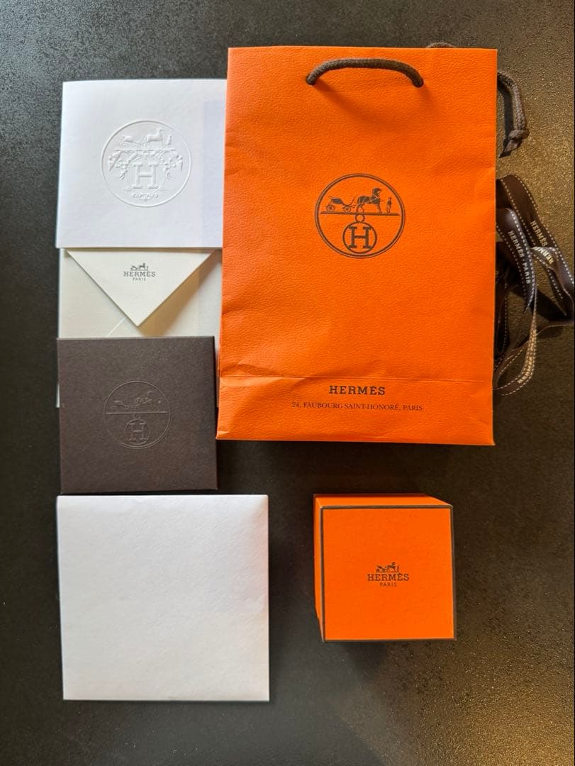 エルメス　HERMES 51サイズ メンズピンキーリング可能　アンシェネ