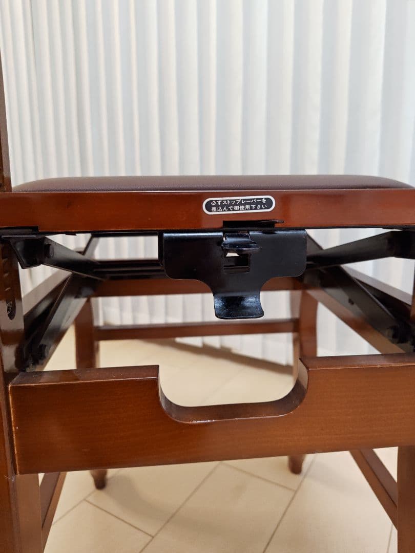 【美品】トムソン椅子　ピアノ椅子　背もたれ椅子　 アンティーク　猫足