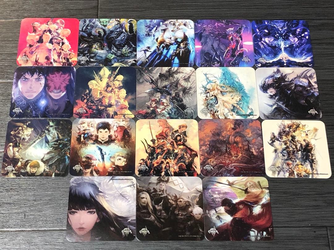 ★エオルゼアカフェ コースター 75枚セット FF14 FFXIV エオカフェ★