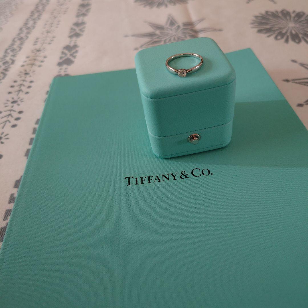 ティファニーハーモニーリング。11.5から12号、H.IF3EXの綺麗なリング。