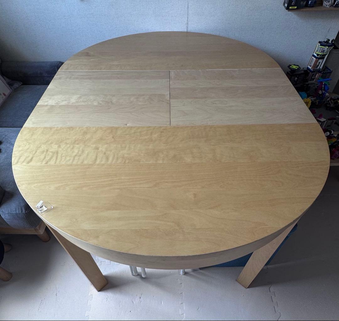 IKEA IKEA 丸テーブル 伸縮テーブル BJURSTA