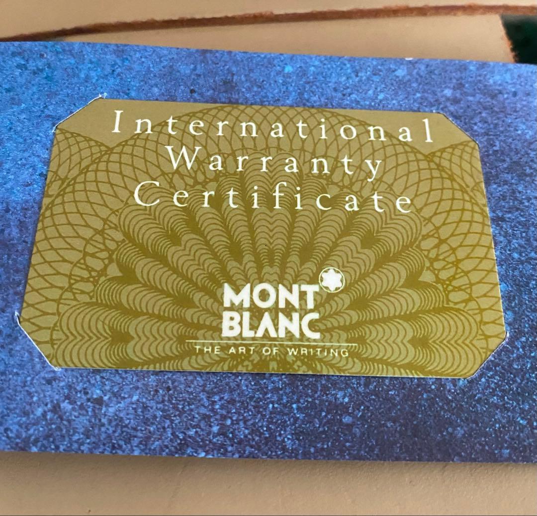 モンブランMONT BLANC 万年筆 スリム　ペン先 18K/750金ゴールド