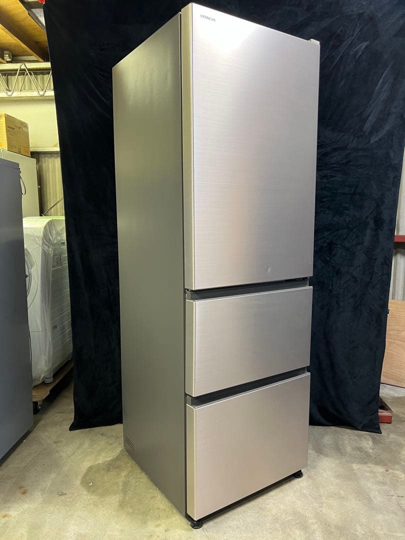 HITACHI 冷蔵庫 R-38RV（N）2022年製 375L 右開き