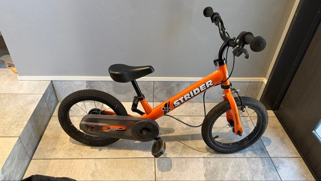 STRIDER キッズバイク オレンジ ジュニアサイズ