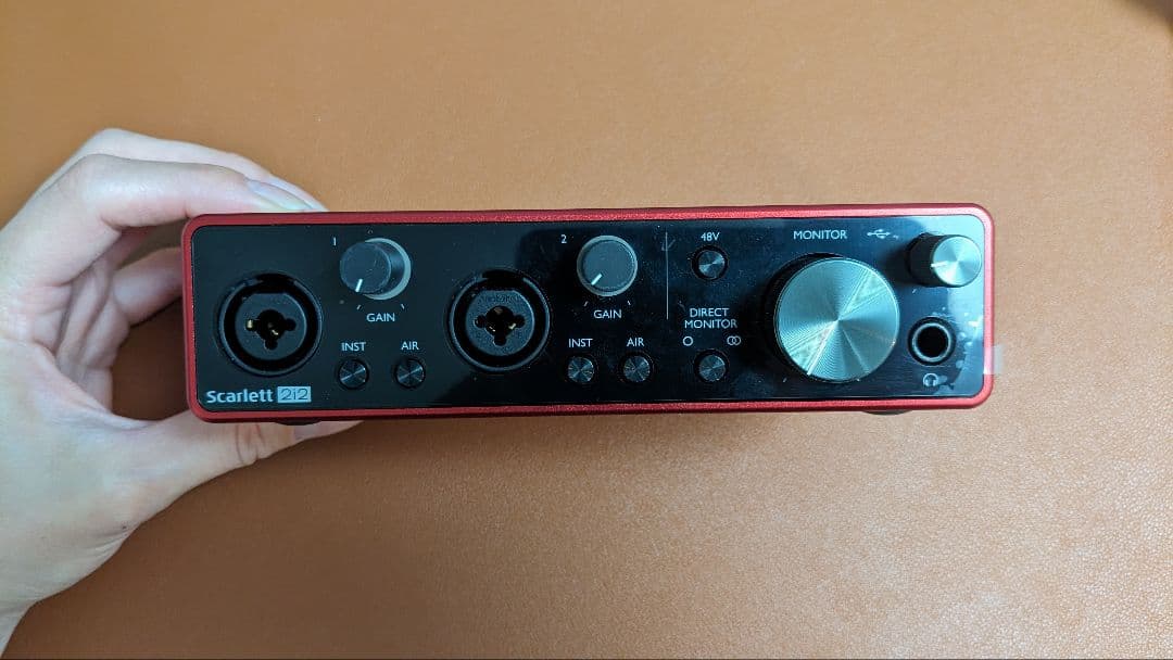 Focusrite Scarlett 2i2 オーディオインターフェースセット