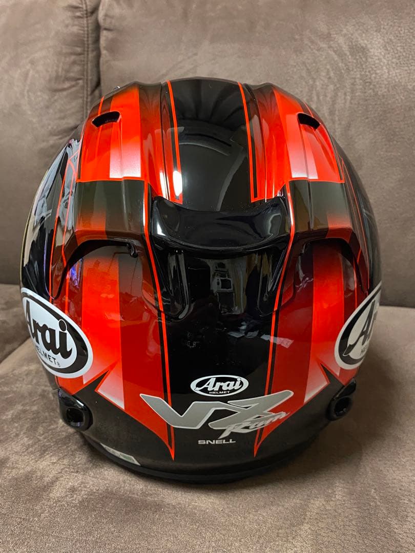 Arai VZ-Ram ヘルメット ブラック/レッド　ハラダツアー(黒/赤)