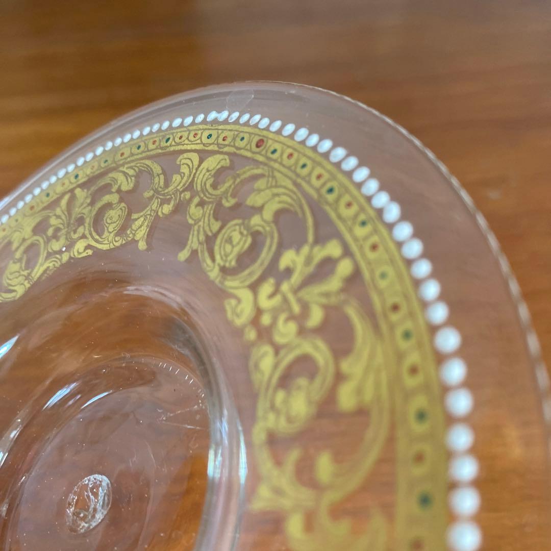 アンティーク ムラーノ サルヴィアティ グラス スモール カップ＆ソーサー