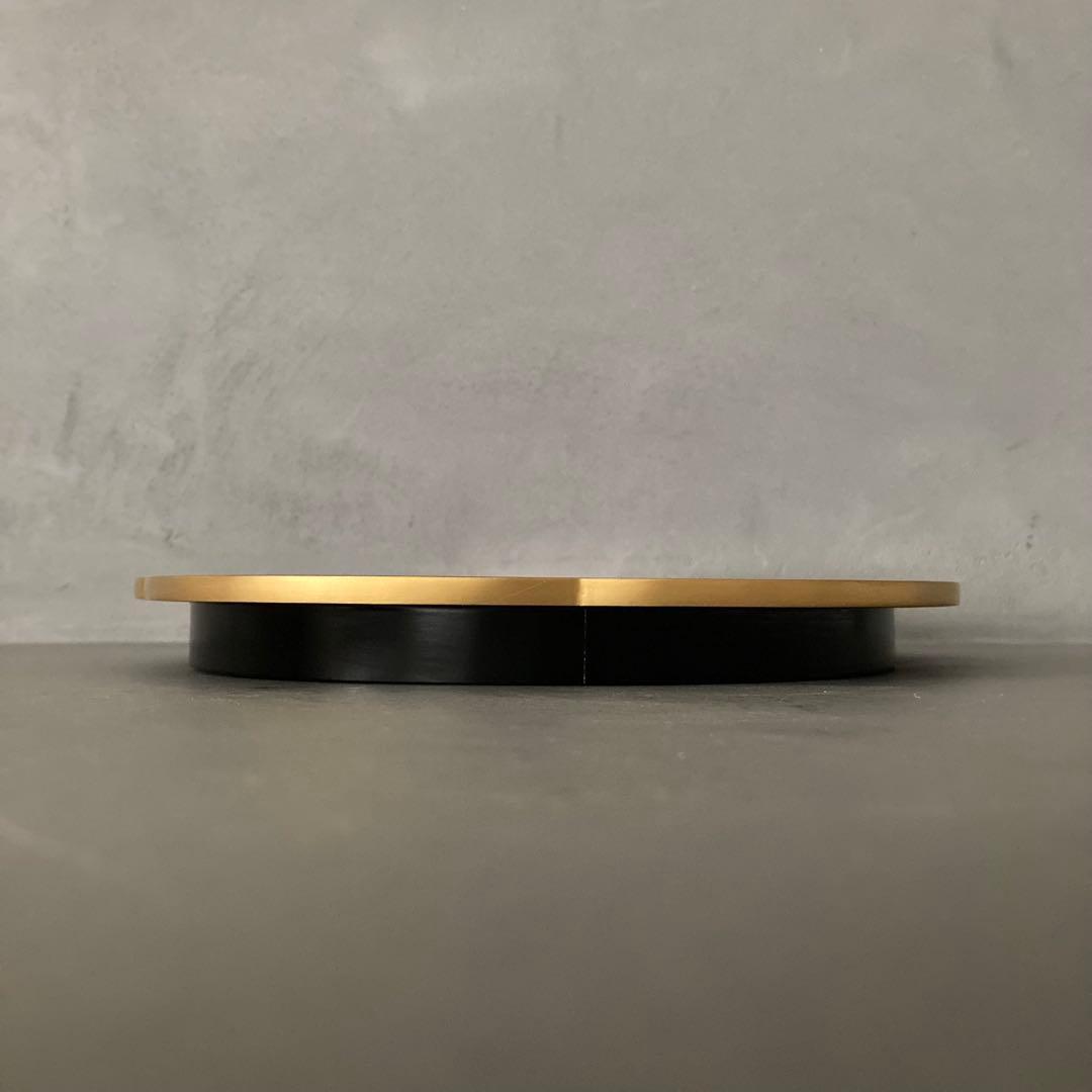 【美品】哲公房 中村宗哲 三彩金釦 遊々盆 雪月花 共箱 茶道具 盆3点