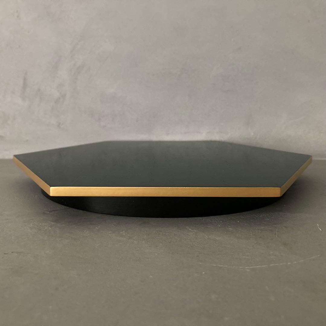 【美品】哲公房 中村宗哲 三彩金釦 遊々盆 雪月花 共箱 茶道具 盆3点