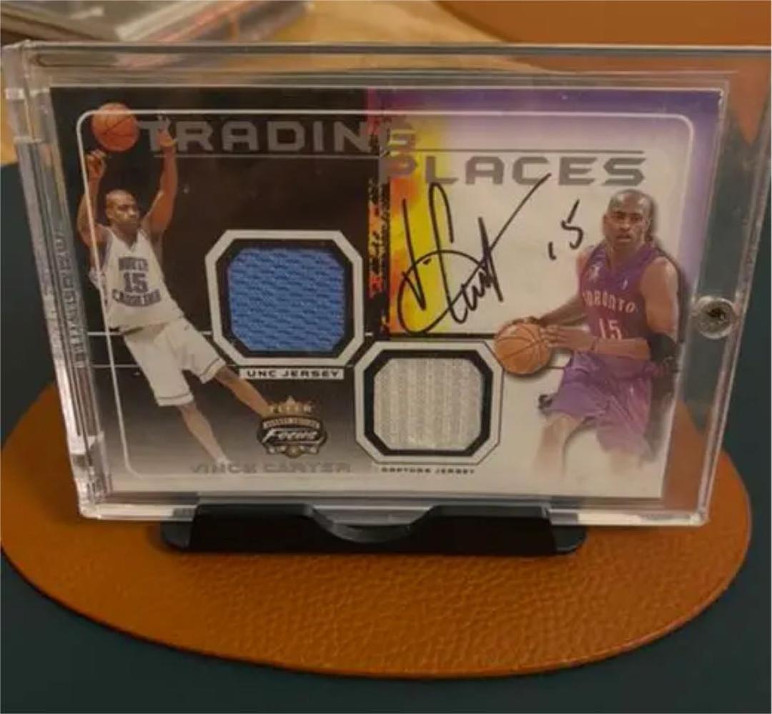 NBA ビンス・カーター　直筆サイン入り実使用ジャージーカード　世界50枚限定