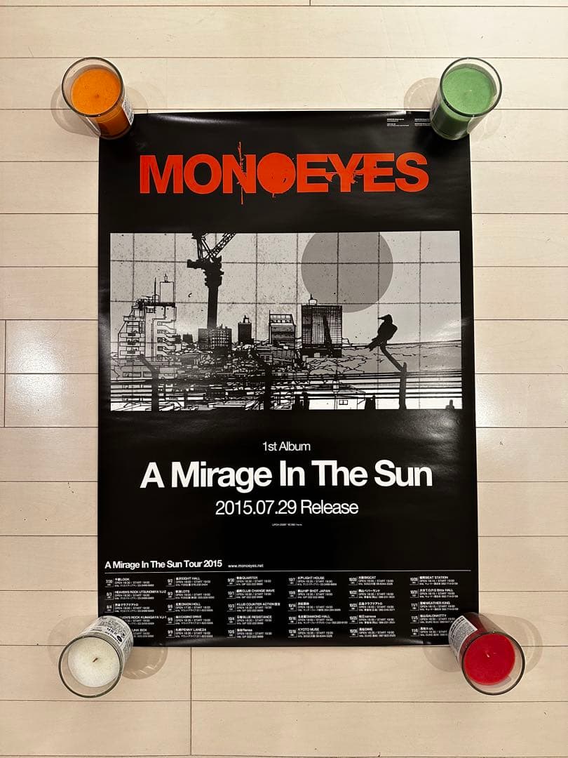 MONOEYES B2ポスター 1st Album 細美武士　モノアイズ