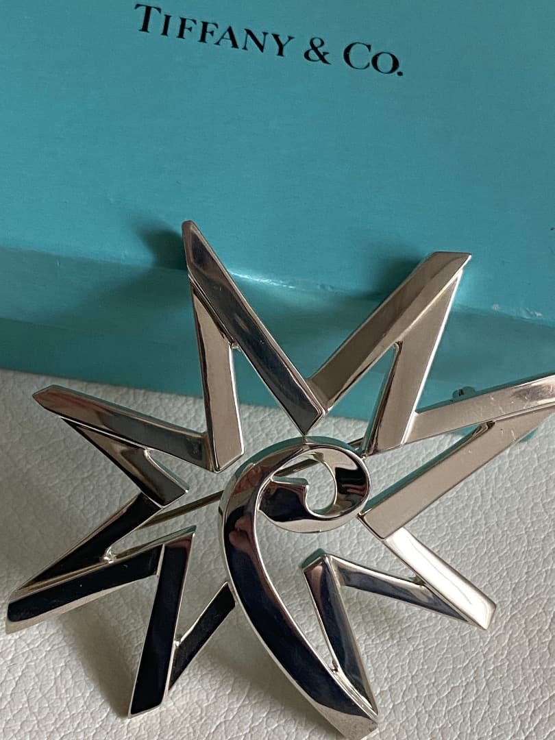 週末お値下げ　美品　ティファニー　スターモチーフ　ブローチ　パロマピカソ
