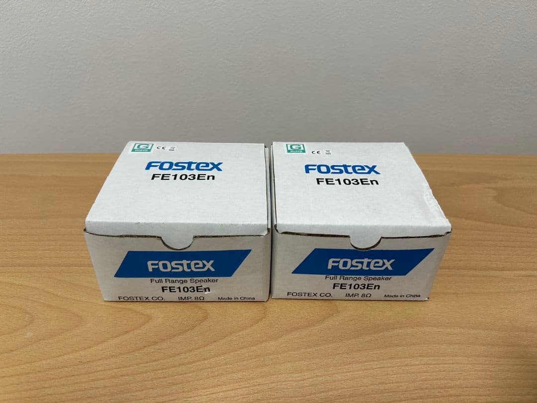 Fostex FE103En スピーカー 8Ω 未使用2個セット