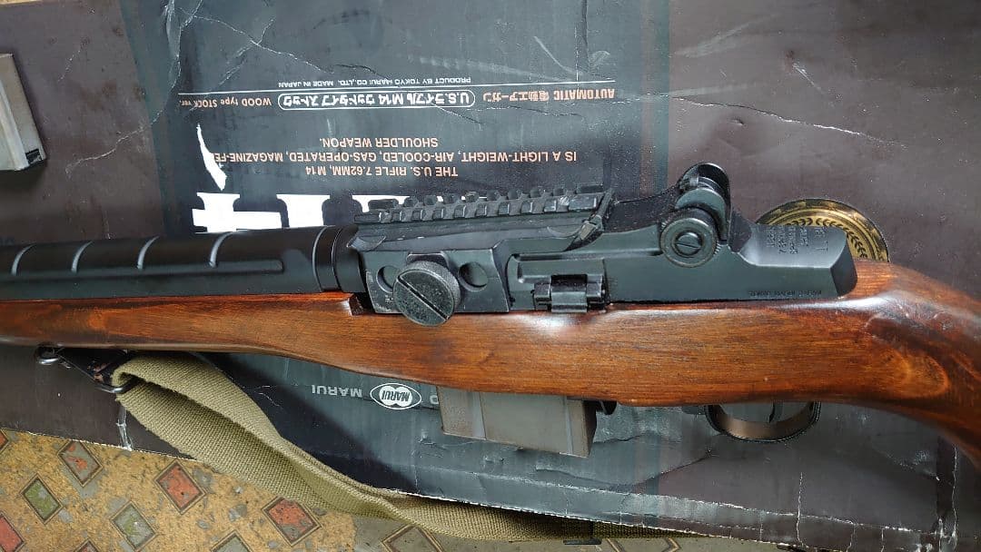 東京マルイ Usライフル M14 木製換装品　エアガン　中古