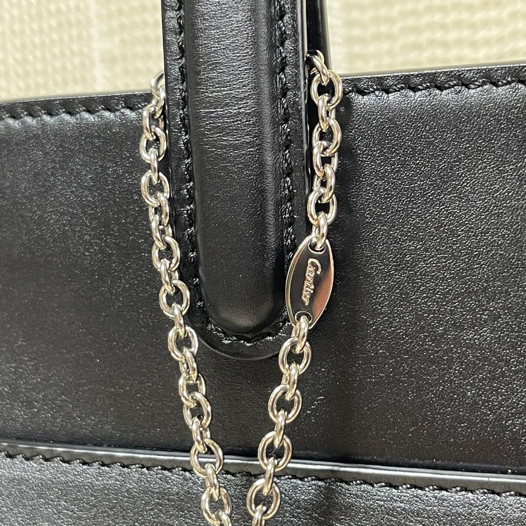 ☆超美品☆ カルティエ ジャンヌトゥーサン レザー製 2WAY ハンドバッグ