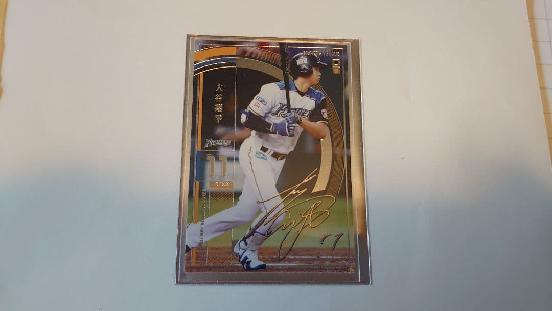 【美品】オーナーズリーグ2015 大谷翔平 銀箔サイン