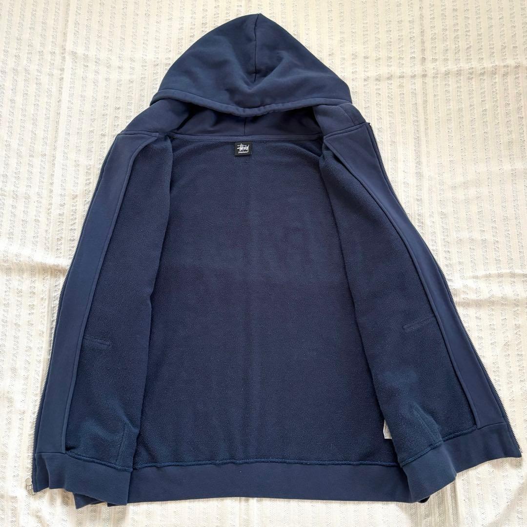 ⭐︎入手困難　90s　オールドステューシー　フルジップパーカー　コットンポリ