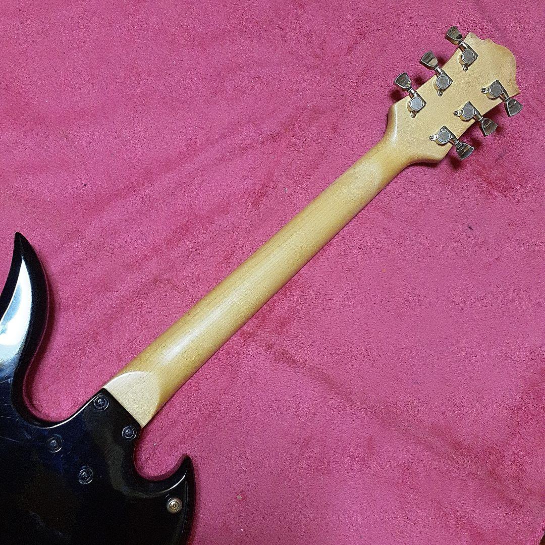 【良・美品】サイケペイント・hideモデル。モッキンバードエレキギター。