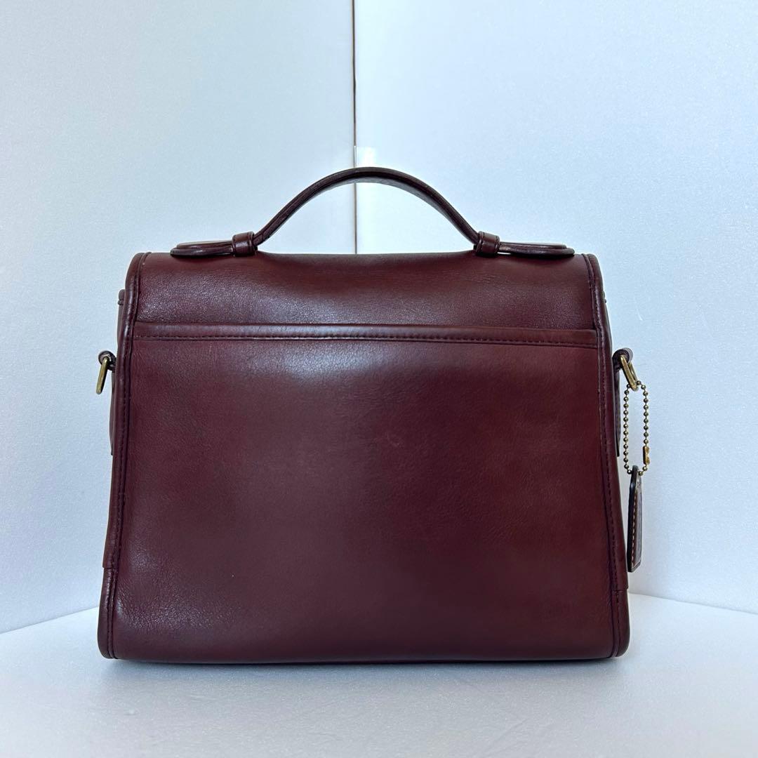 クリーニング済 old coach 9870 Court Bag 80s USA