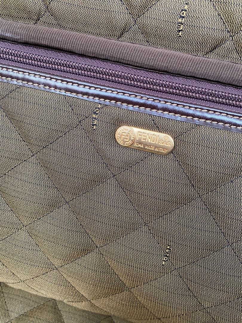 希少 FENDI フェンディ ヴィンテージレザー キャリーバッグ スーツケース