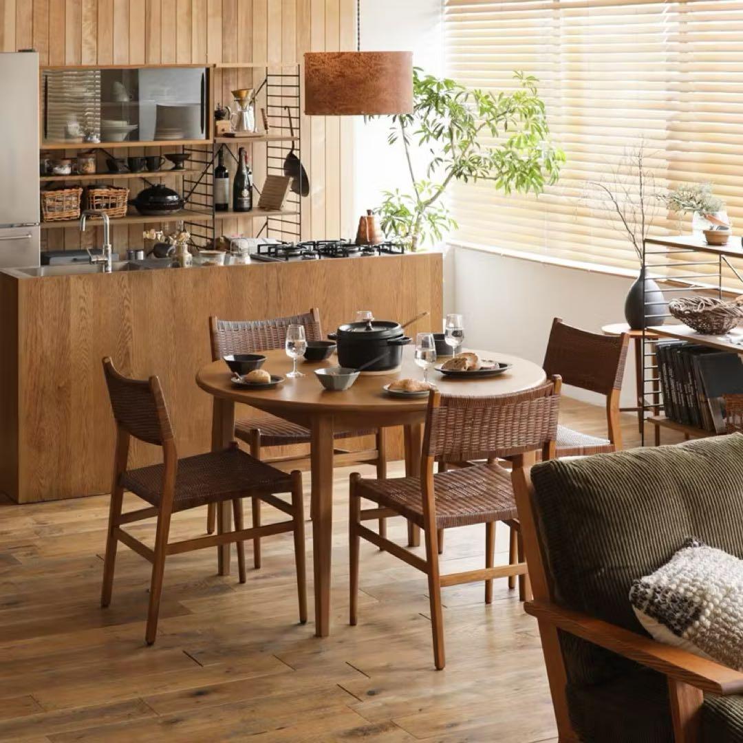 ReCENOリセノ folk伸長式/ダークブラウン