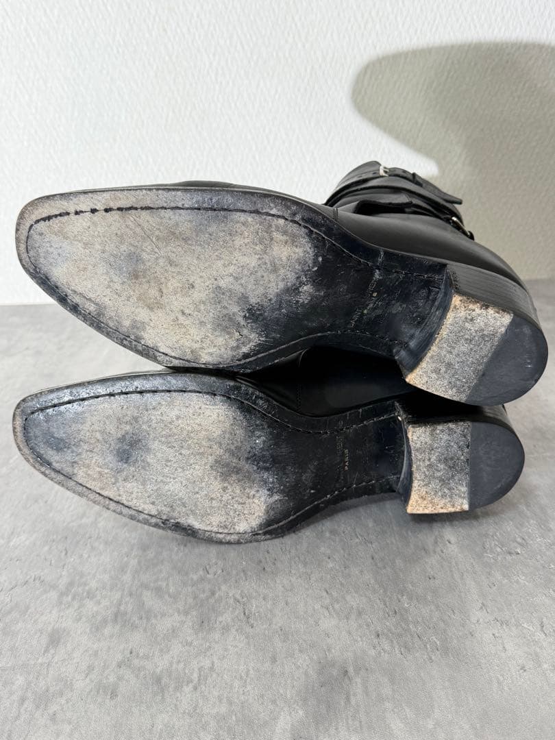 サンローランパリ エディ期 ワイアットジョッパーブーツ 41 レザーブーツ