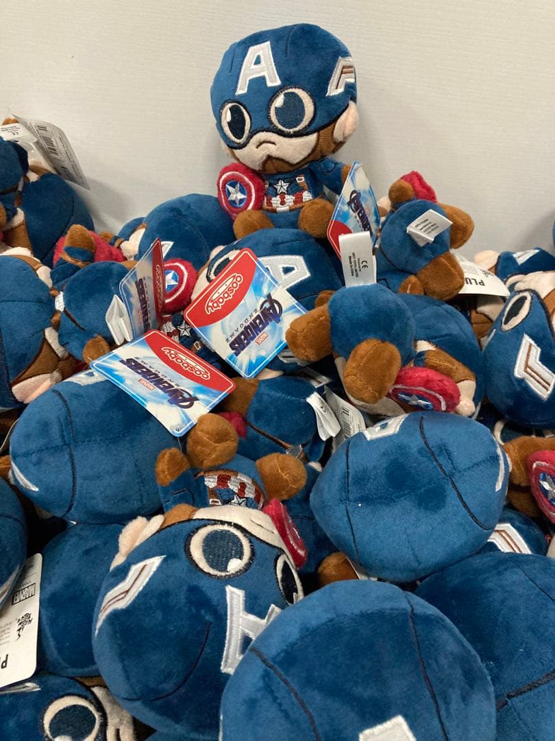 J)新品 マーベル コスベイビー キャプテンアメリカ ぬいぐるみ 計43個