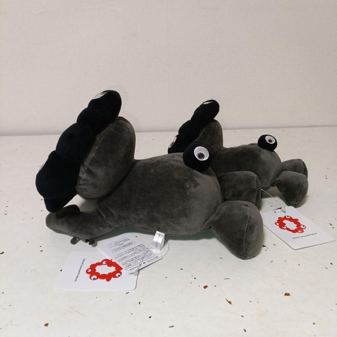 関西万博 黒ミャクミャク 這い型　ぬいぐるみ ブラック ＳとM 寝そべり