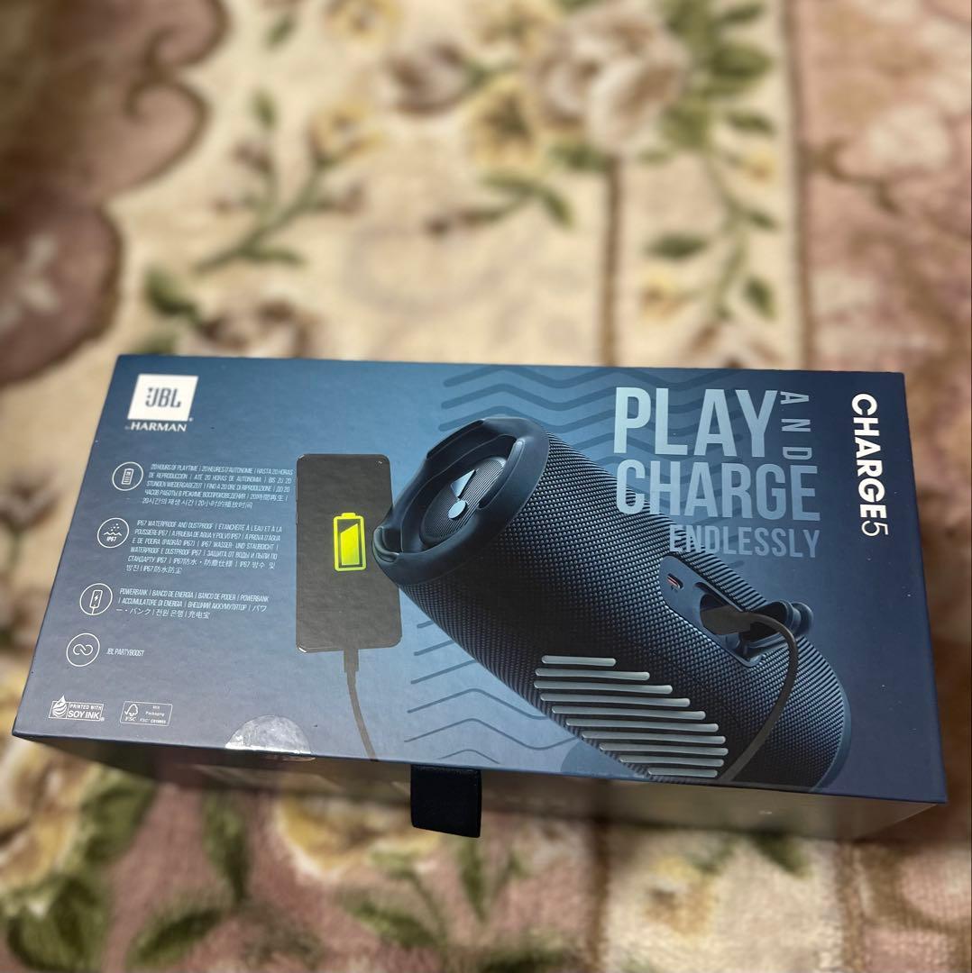 JBL Charge 5 ブルー Bluetoothスピーカー [新品未開封]