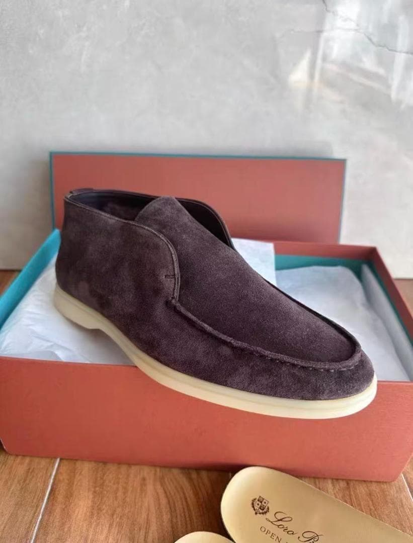 Loro Piana OPEN WALK オープンウォーク アンクルブーツ 41